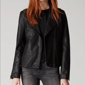 NWOT BlankNYC onyx faux leather jacket